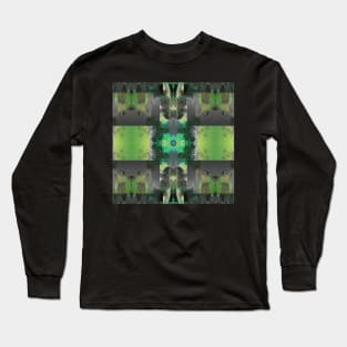 Vintage inspired collage Long Sleeve T-Shirt